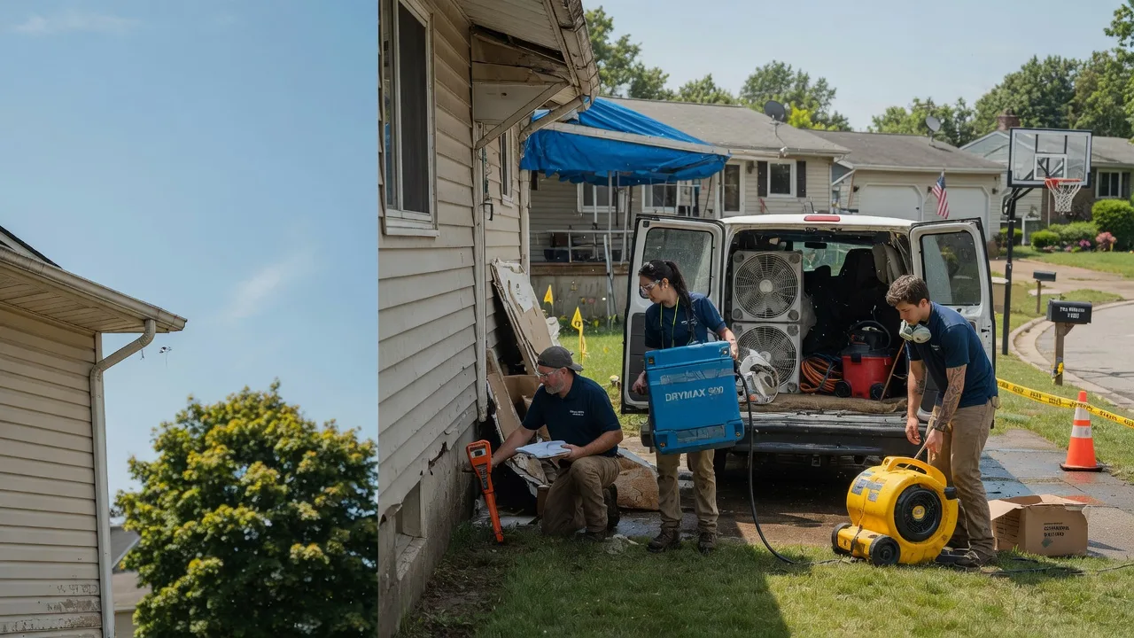 Ceiling Leak Cleanup in Berwyn, PA near me